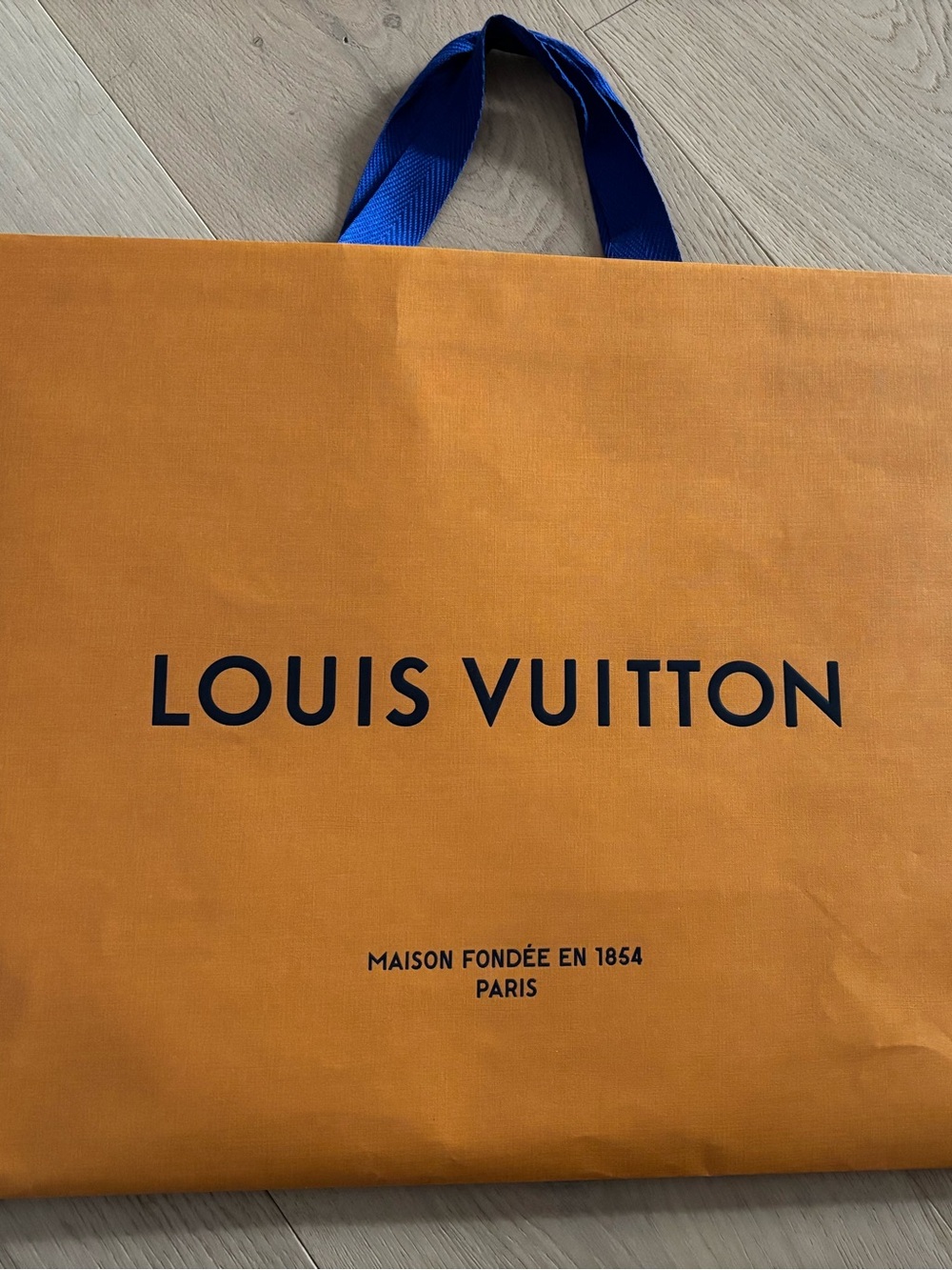 Authentic LV Louis Vuitton Paper Shopping Bag, Gift Bag, Large 19” x 16” x 9”